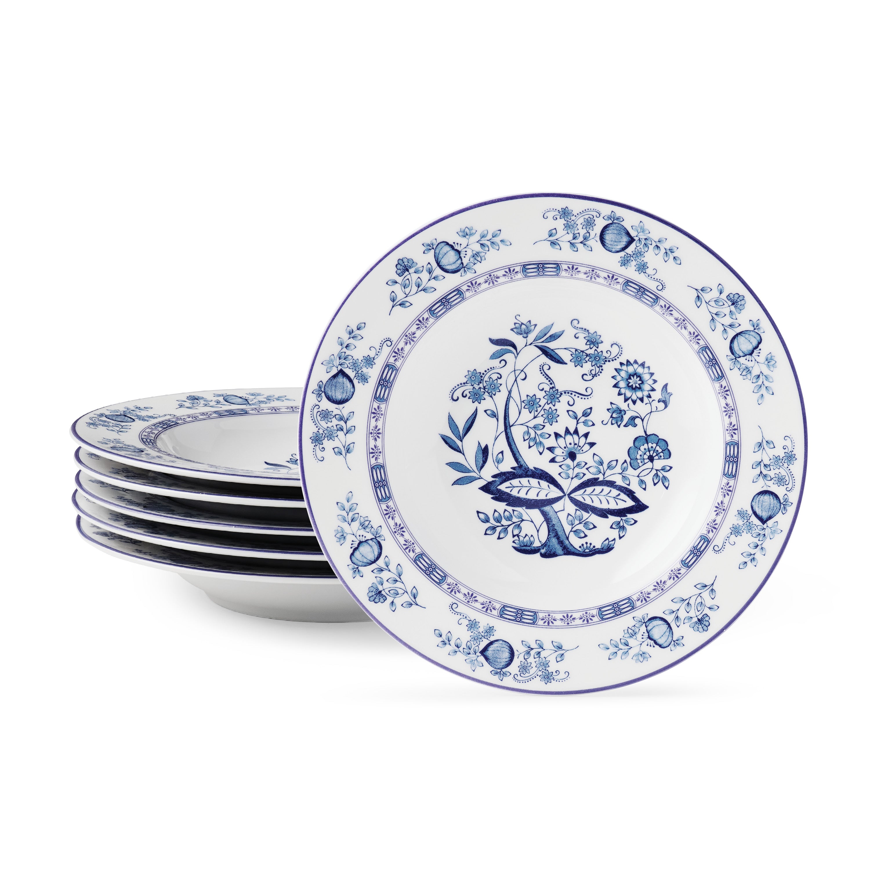 tramontina-dulce-6-piece-porcelain-soup-plate-set image 1