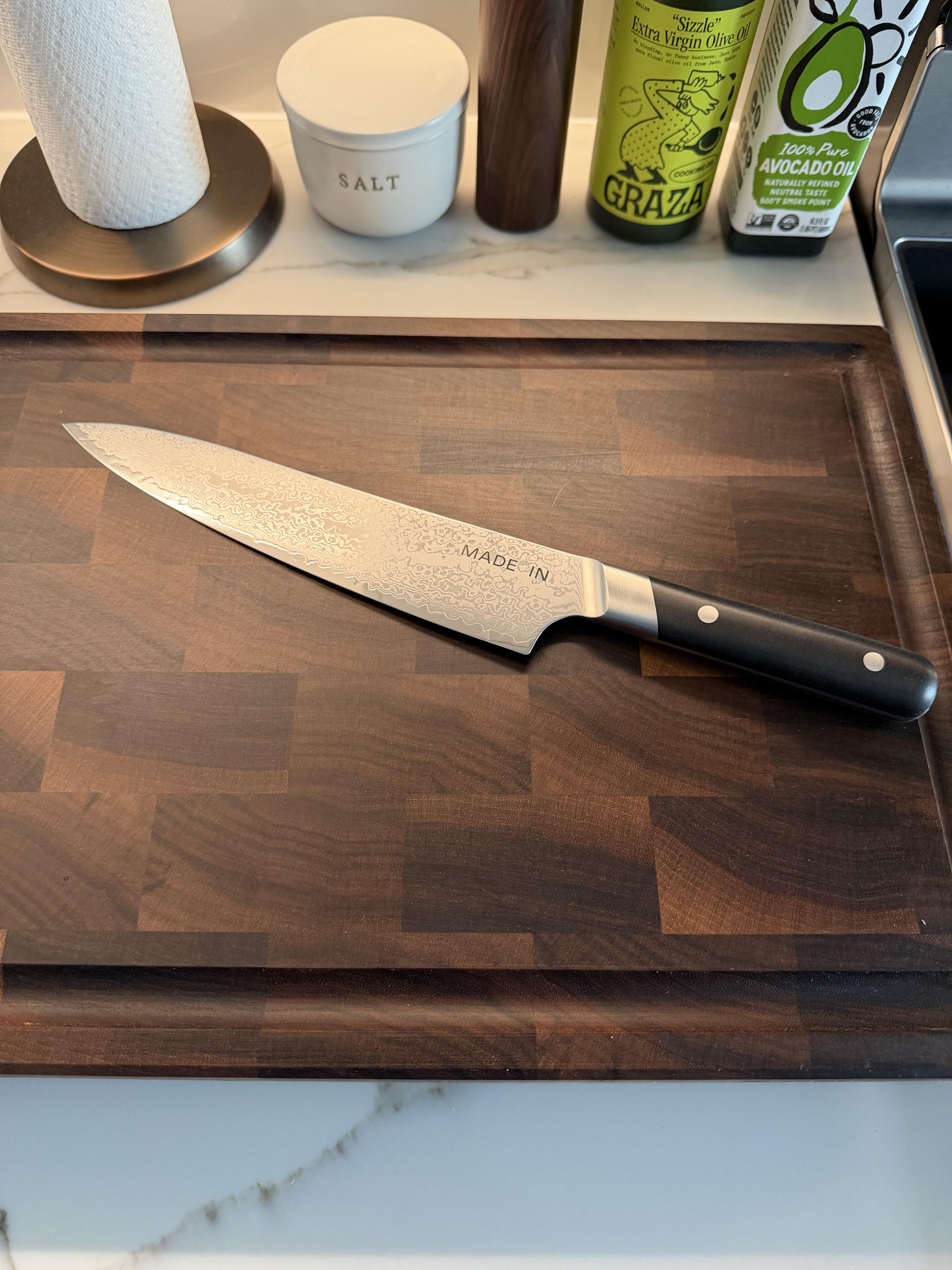 Razor in knife form