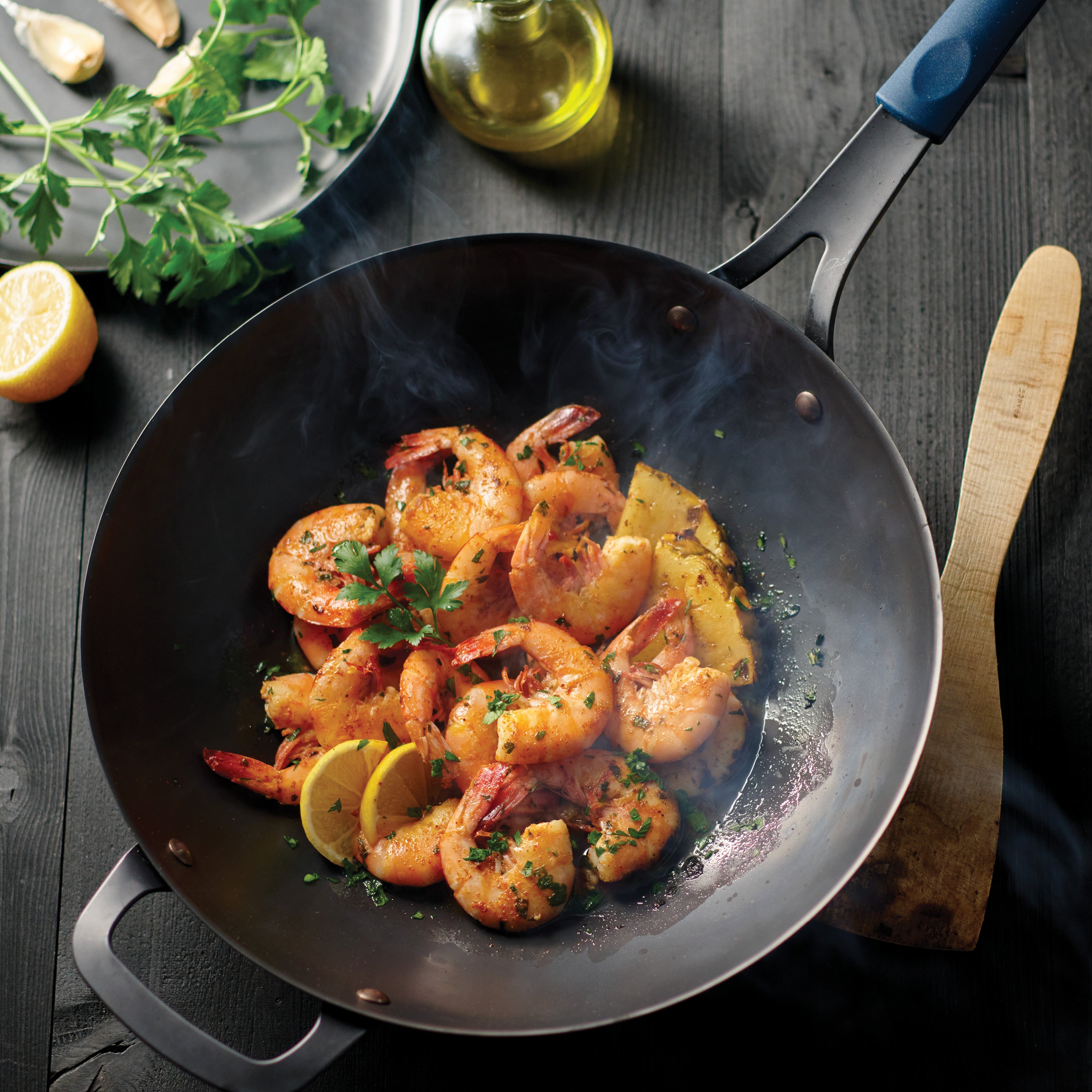 tramontina-ember-12-5-inch-carbon-steel-wok image 2