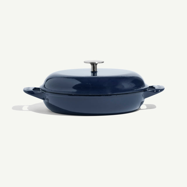 made-in-enameled-cast-iron-braiser-oven-safe-low-and-slow-braising-pan-for-short image 1