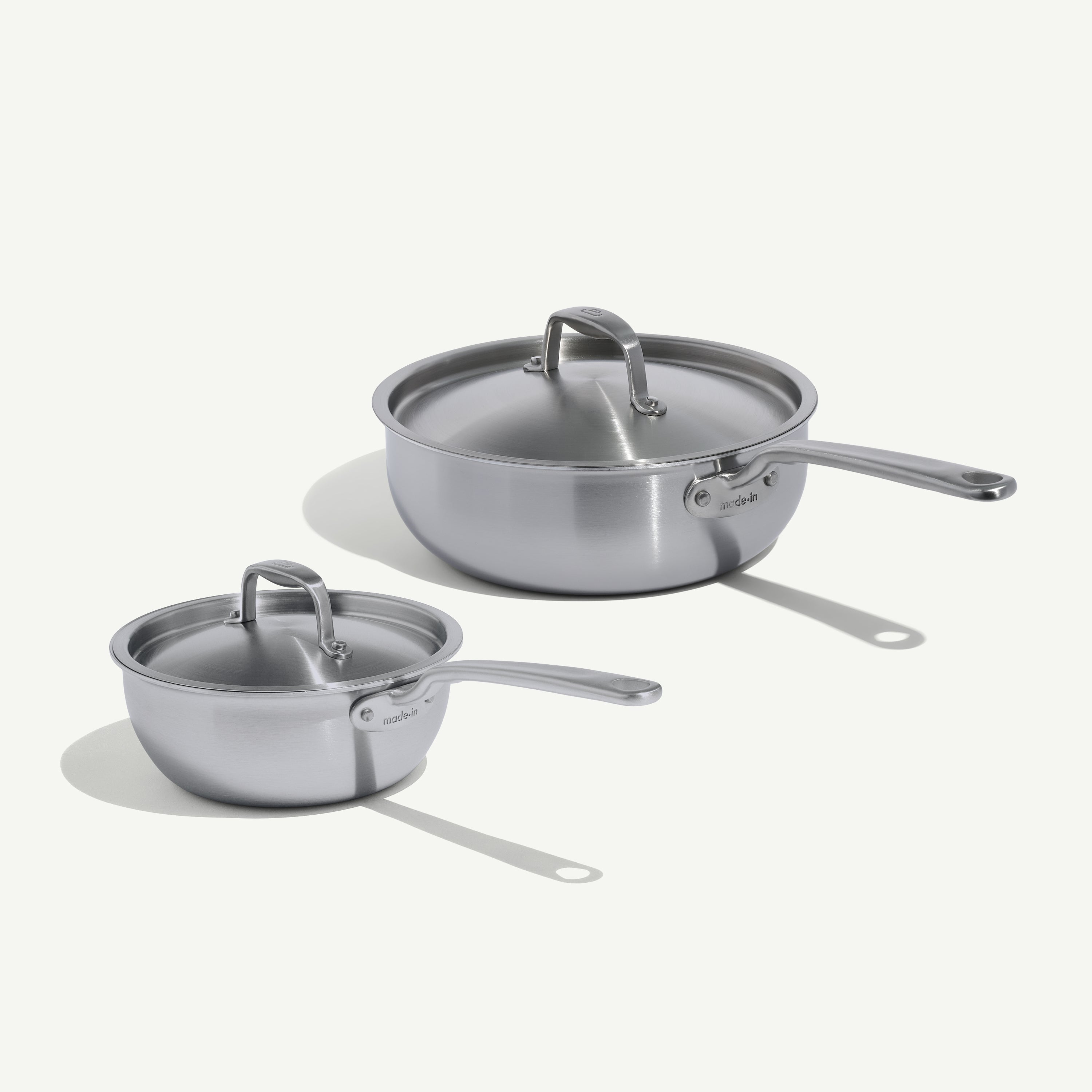 made-in-stainless-saucier-set-2-piece-french-style-saucepan-set-with-rounded-cor image 1