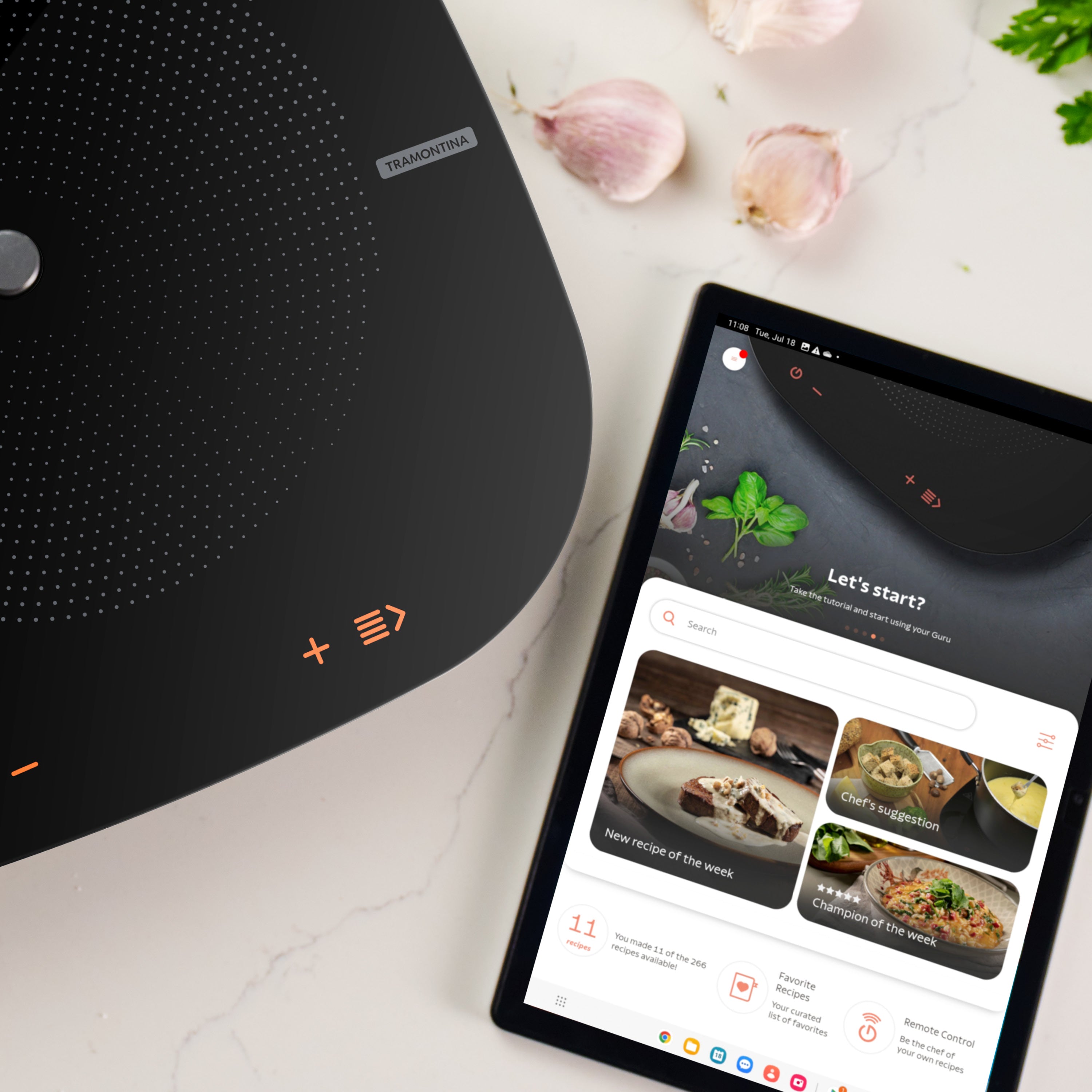 tramontina-guru-4-piece-starter-set-portable-induction-cooktop-with-connected-ap image 2
