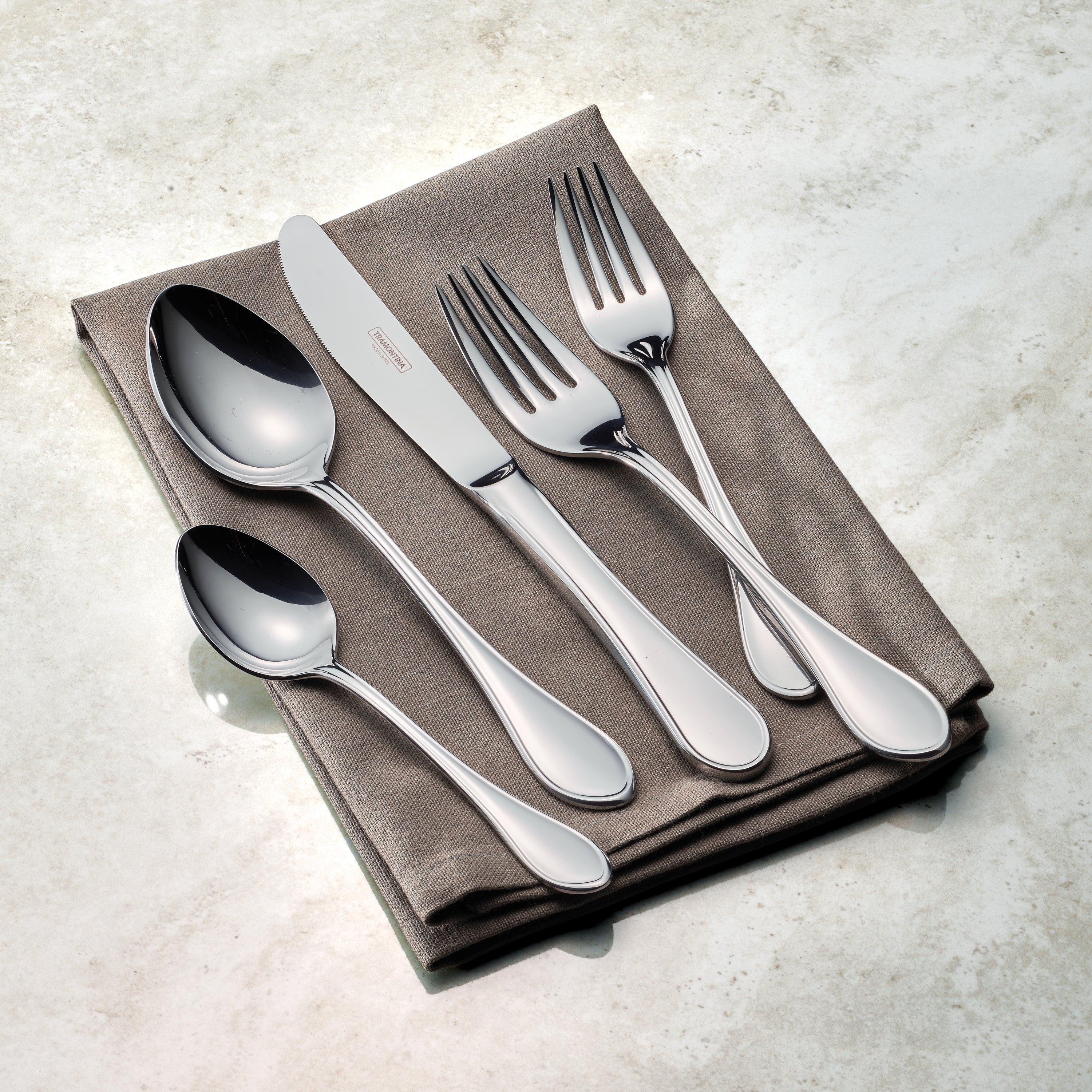 tramontina-italy-18-0-stainless-steel-20-piece-flatware-set-service-for-4 image 2