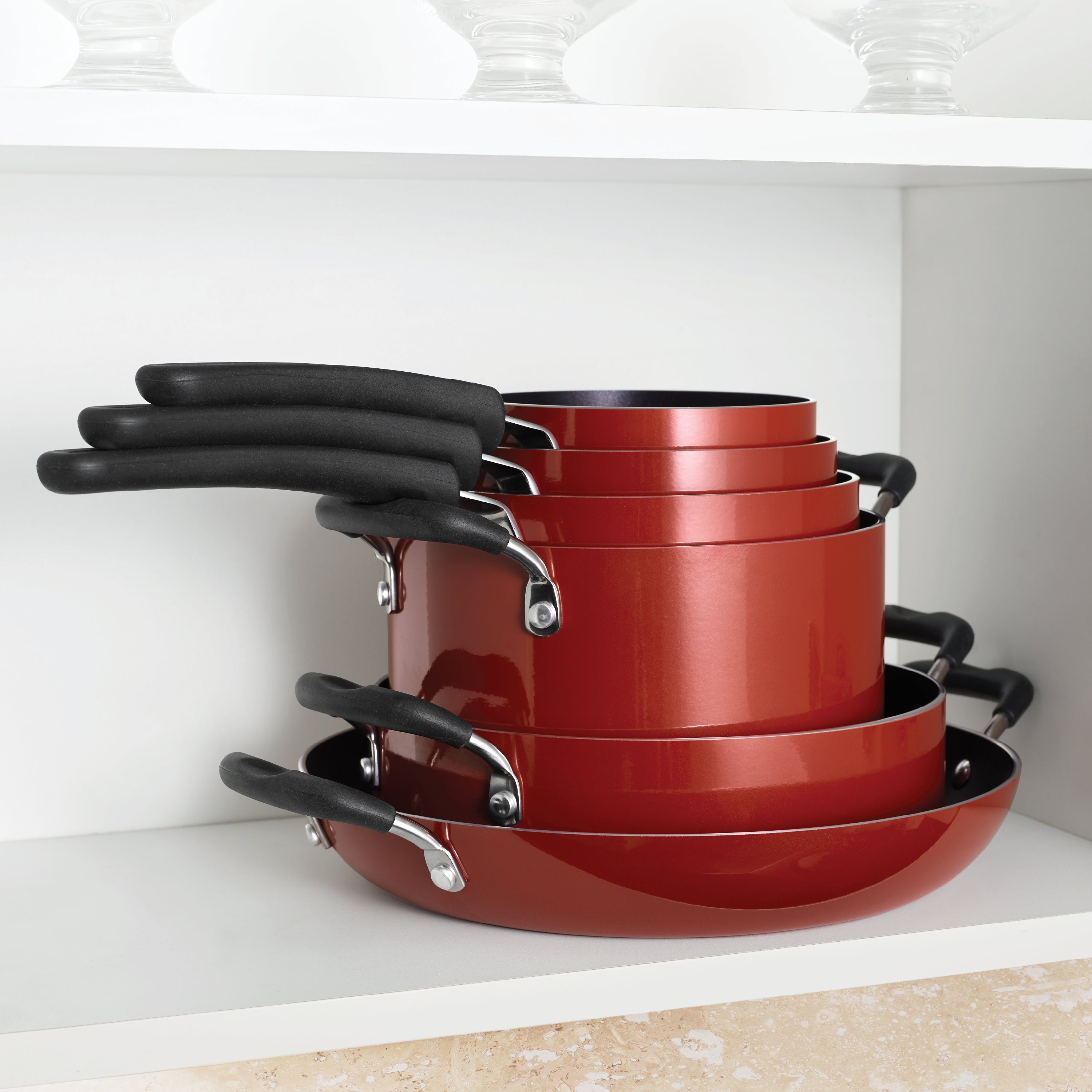 tramontina-nesting-11-piece-nonstick-cookware-set-with-porcelain-enamel-exterior image 7