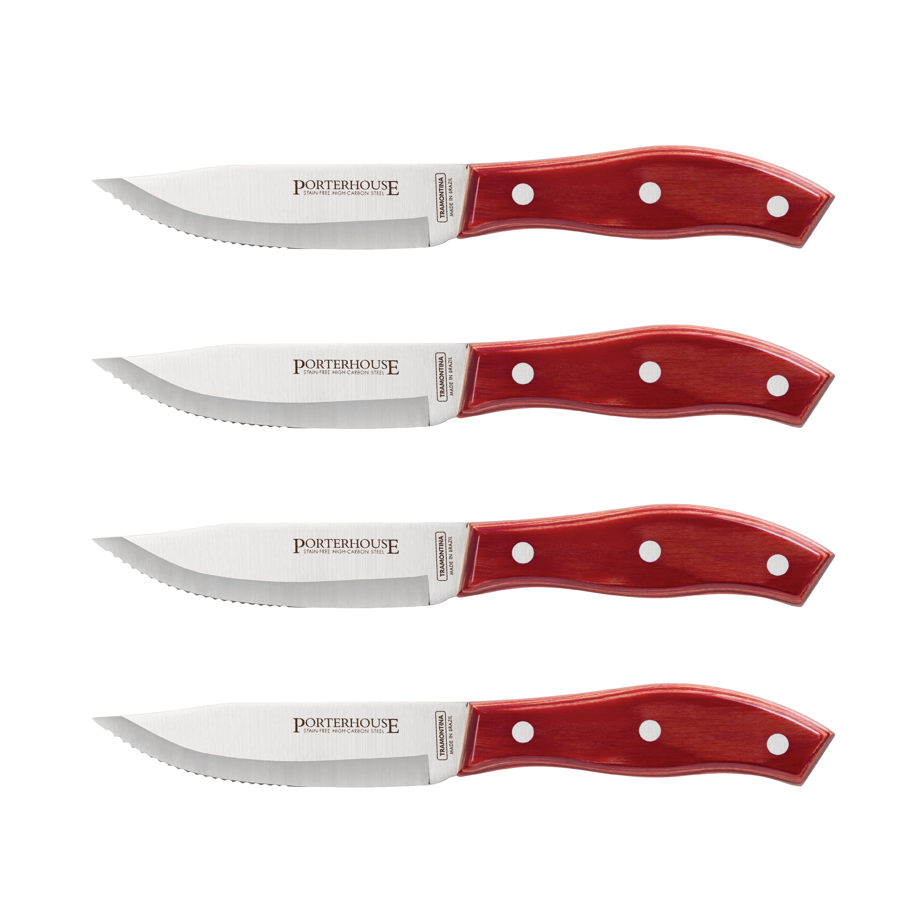 tramontina-porterhouse-4-piece-5-inch-pointed-steak-knife-set-stamped-high-carbo image 1