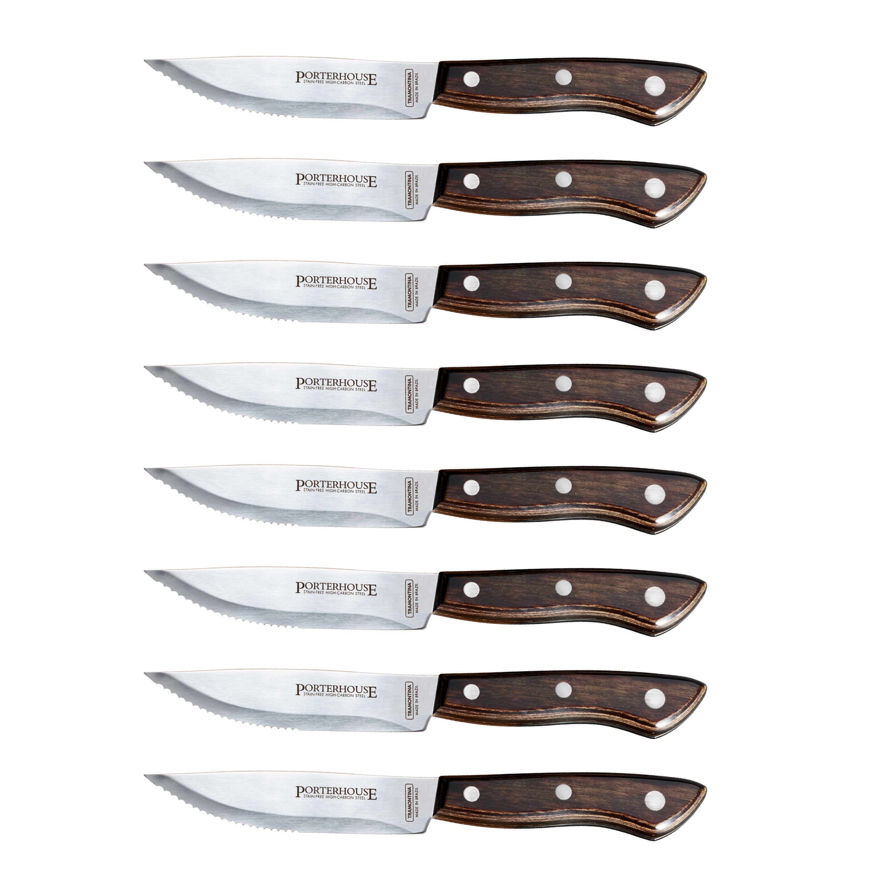 tramontina-porterhouse-8-piece-pointed-steak-knife-set-with-stain-free-serrated- image 1