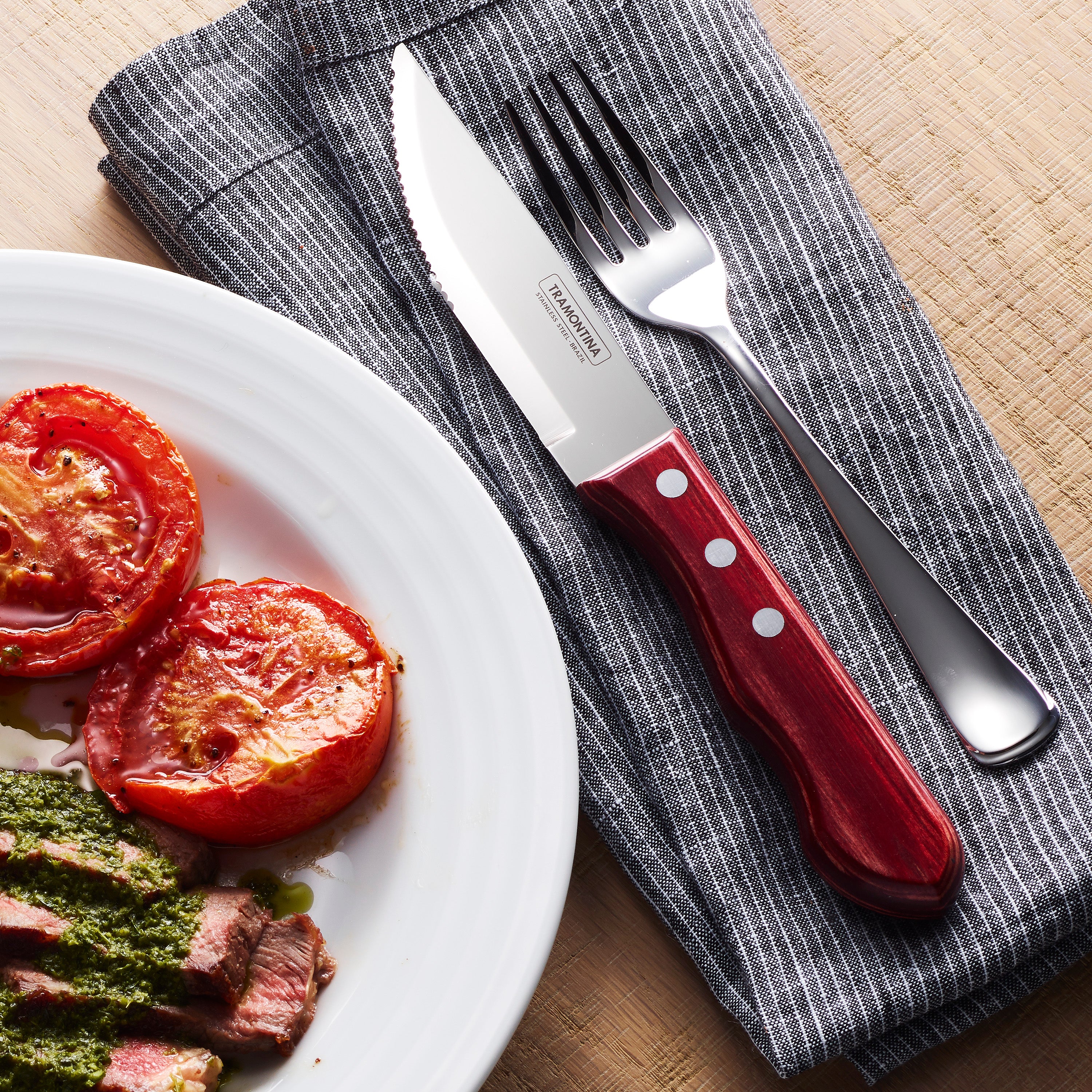 tramontina-gourmet-porterhouse-9-piece-high-carbon-stainless-steel-steak-knife-s image 5