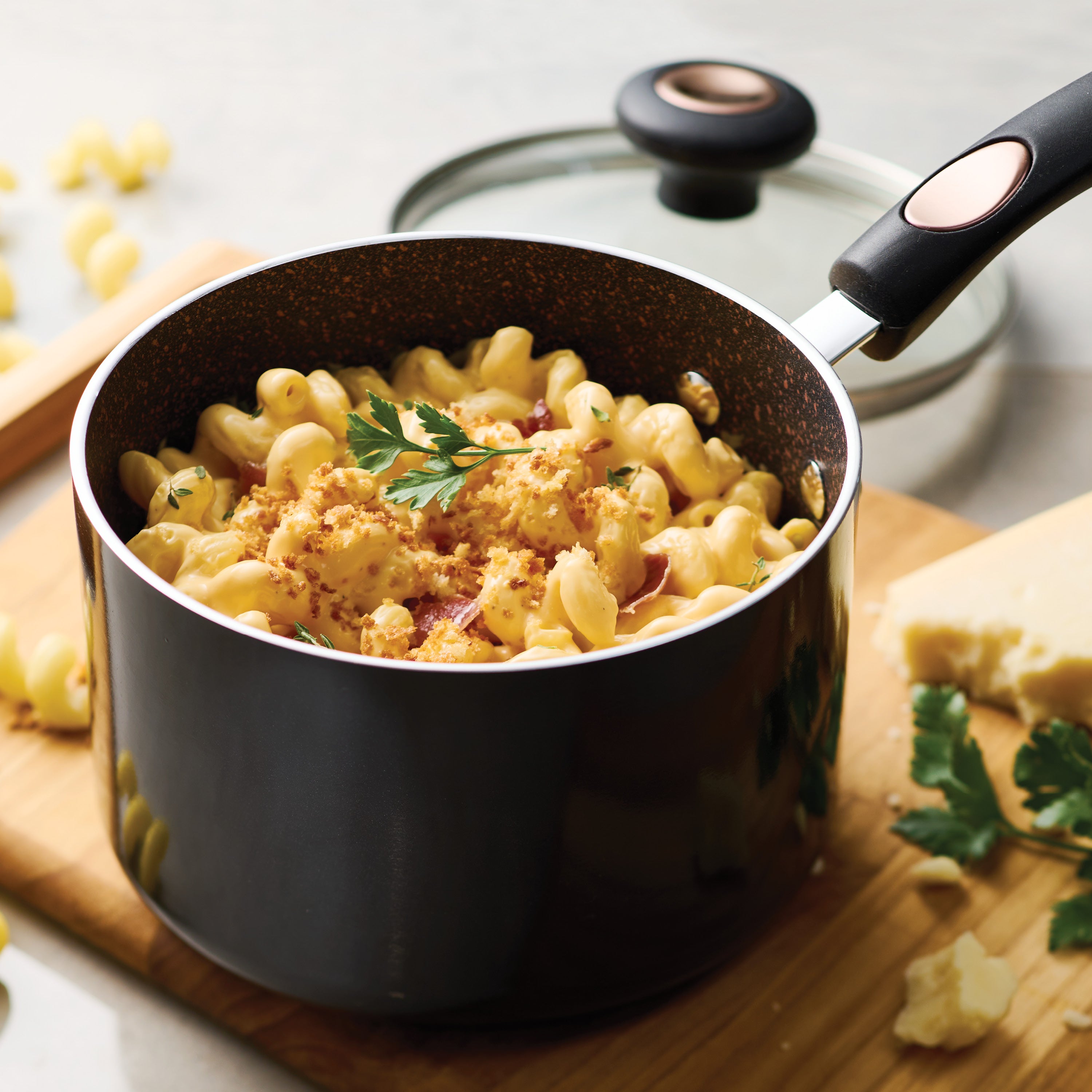 tramontina-pots-pans-aluminum-nonstick-covered-sauce-pan-with-tempered-glass-lid image 3