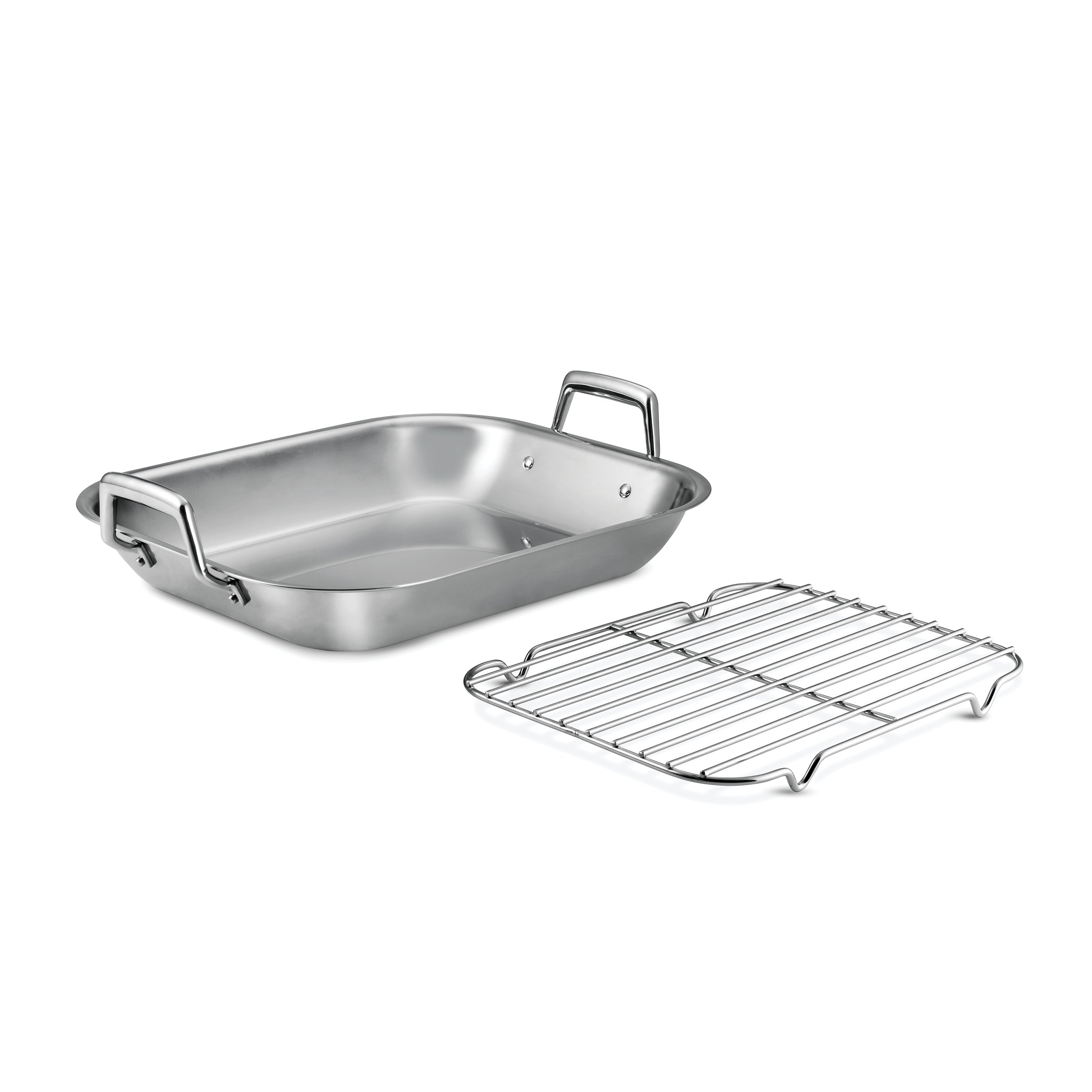 tramontina-gourmet-prima-16-75-inch-stainless-steel-flared-edge-roasting-pan-wit image 1