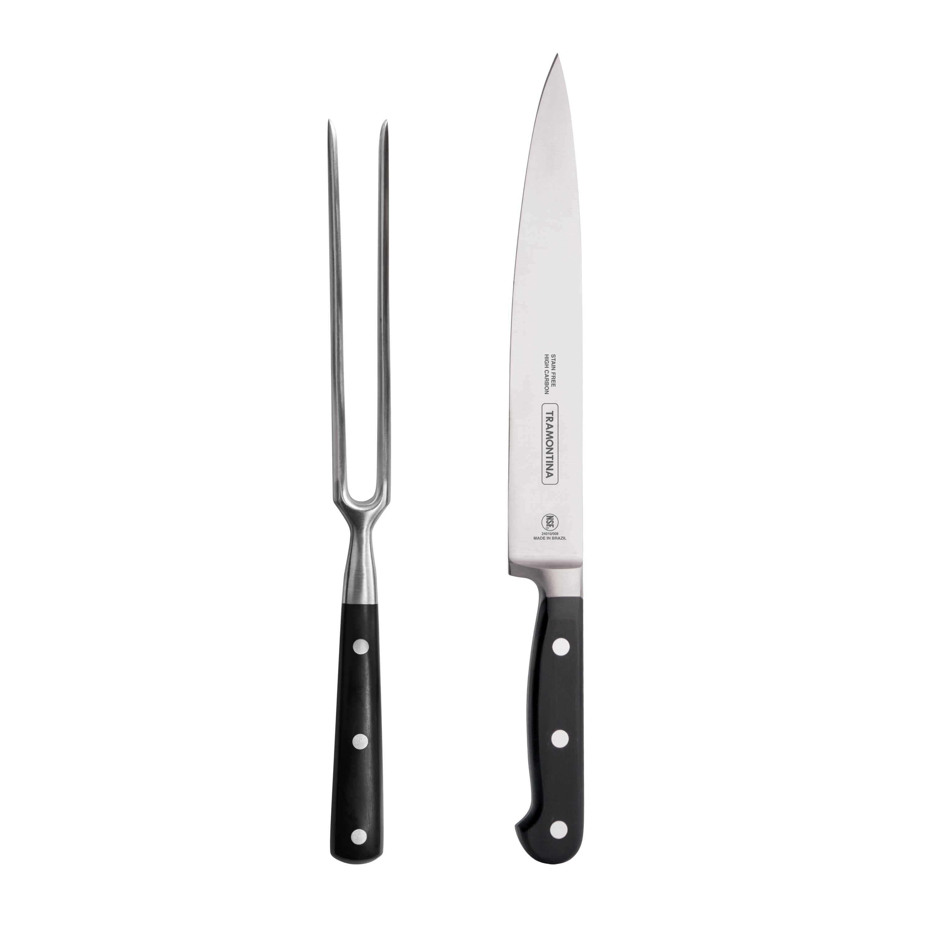 tramontina-gourmet-professional-2-piece-carving-set-with-8-inch-slicer-and-carvi image 2