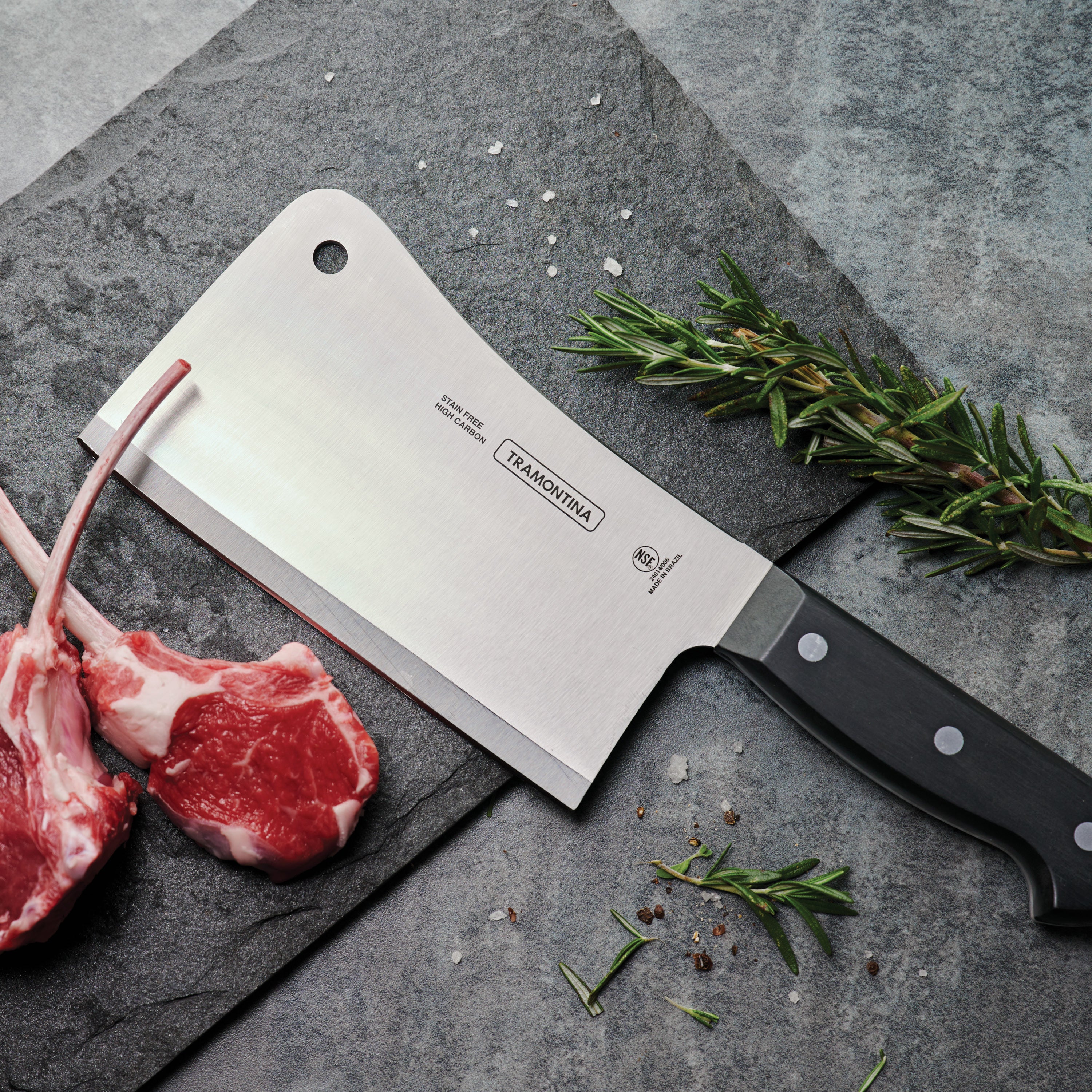 tramontina-professional-6-inch-cleaver-with-ergonomic-handle image 2