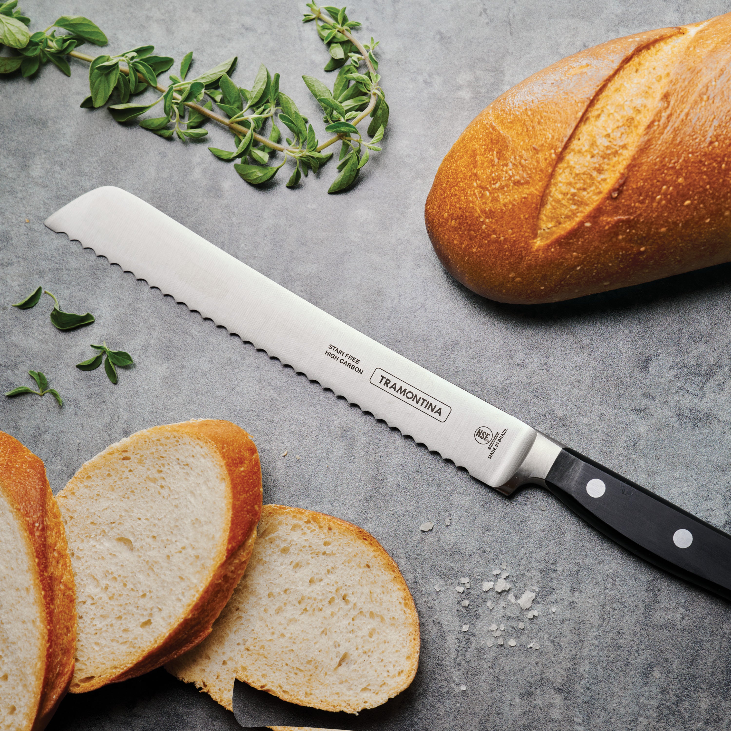 tramontina-professional-forged-8-inch-bread-knife-serrated-high-carbon-stainless image 2