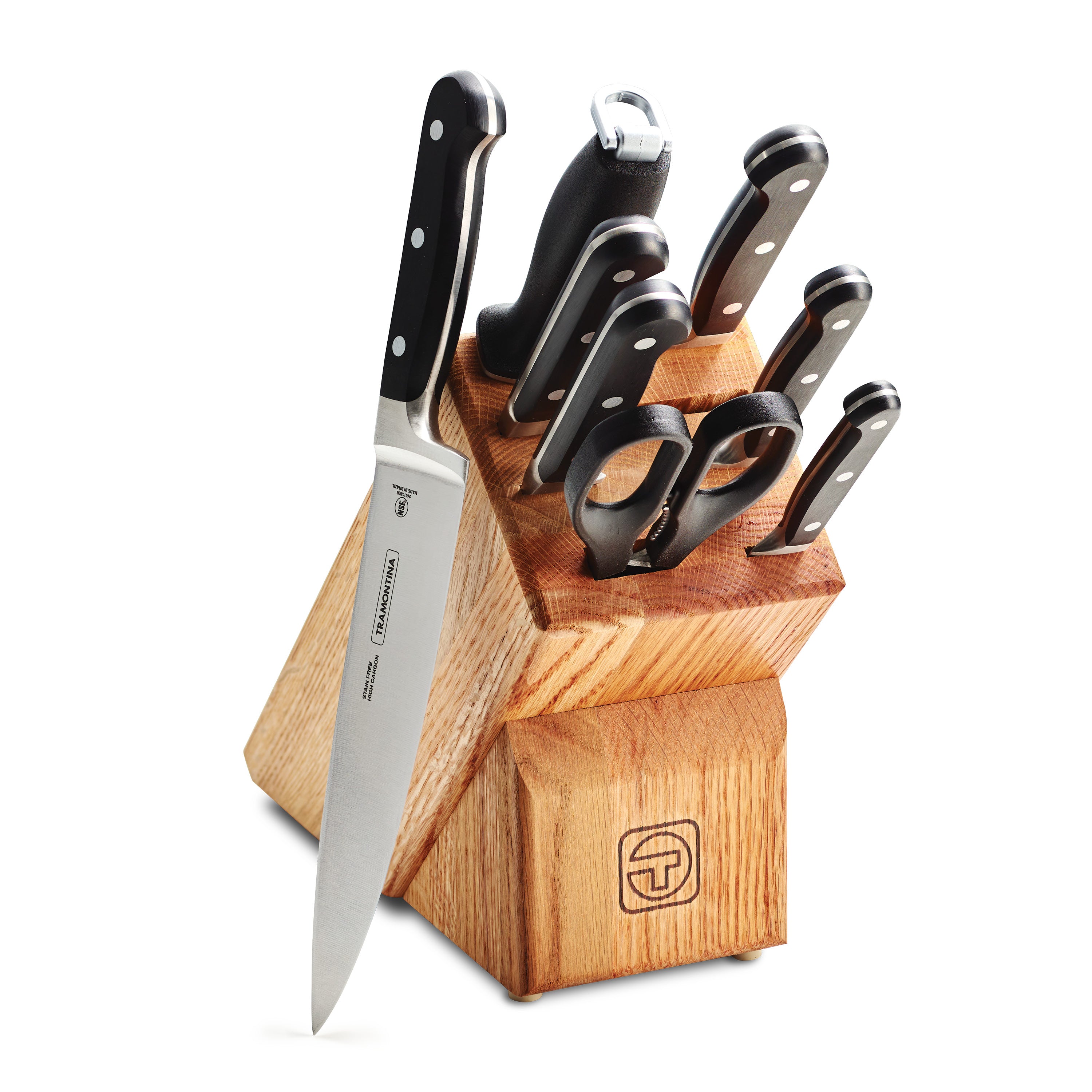 tramontina-professional-forged-9-piece-cutlery-set-with-hardwood-counter-block-f image 3