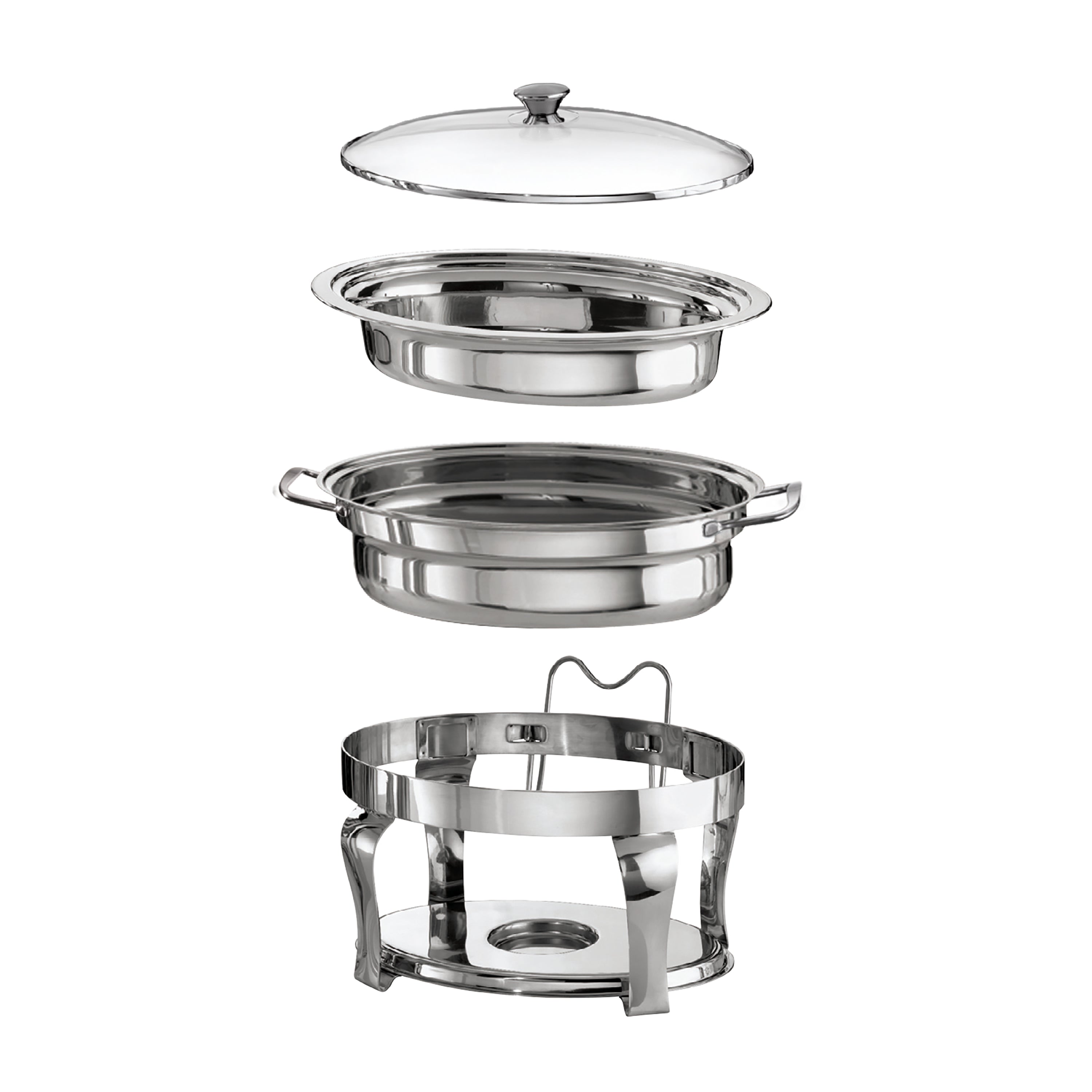 tramontina-proline-4-2-quart-stainless-steel-oval-chafing-dish image 3