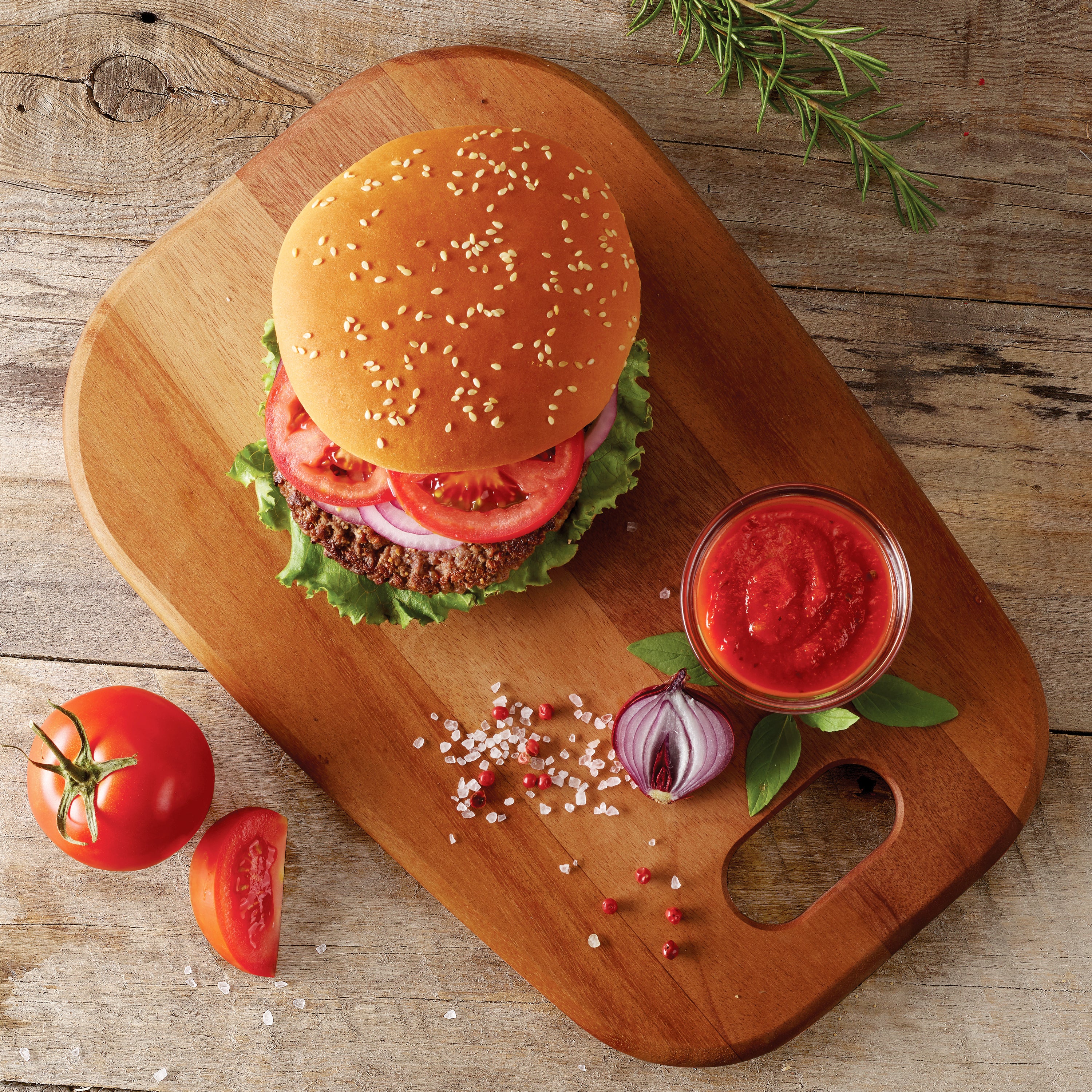 tramontina-provence-burger-serving-board-13-25-in-x-9-in-reforested-african-maho image 2