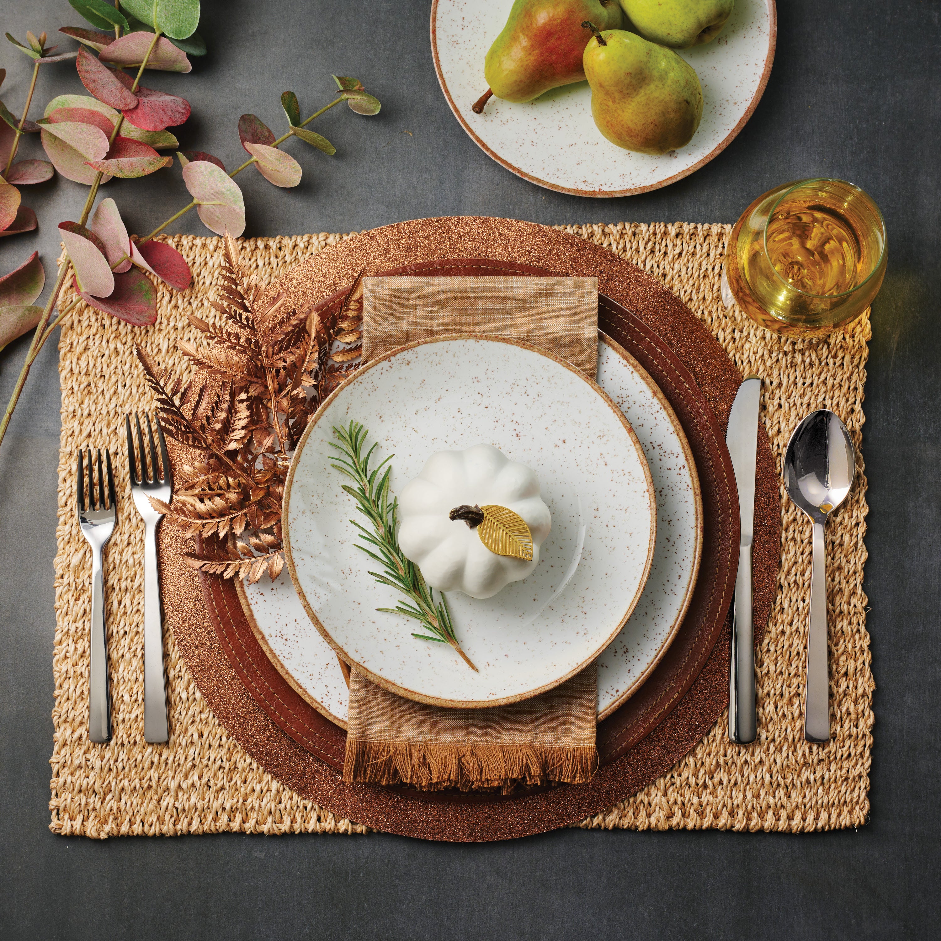 tramontina-rustic-12-piece-porcelain-plate-set-with-dinner-soup-and-dessert-plat image 4