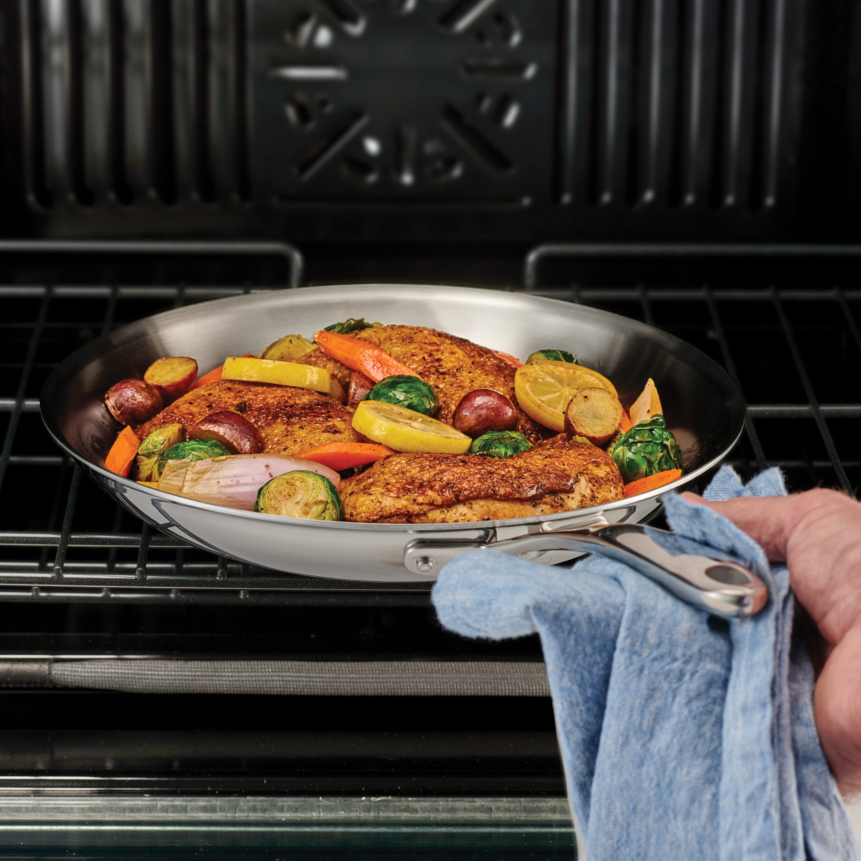 tramontina-gourmet-tri-ply-clad-stainless-steel-fry-pan-with-boston-handle image 6