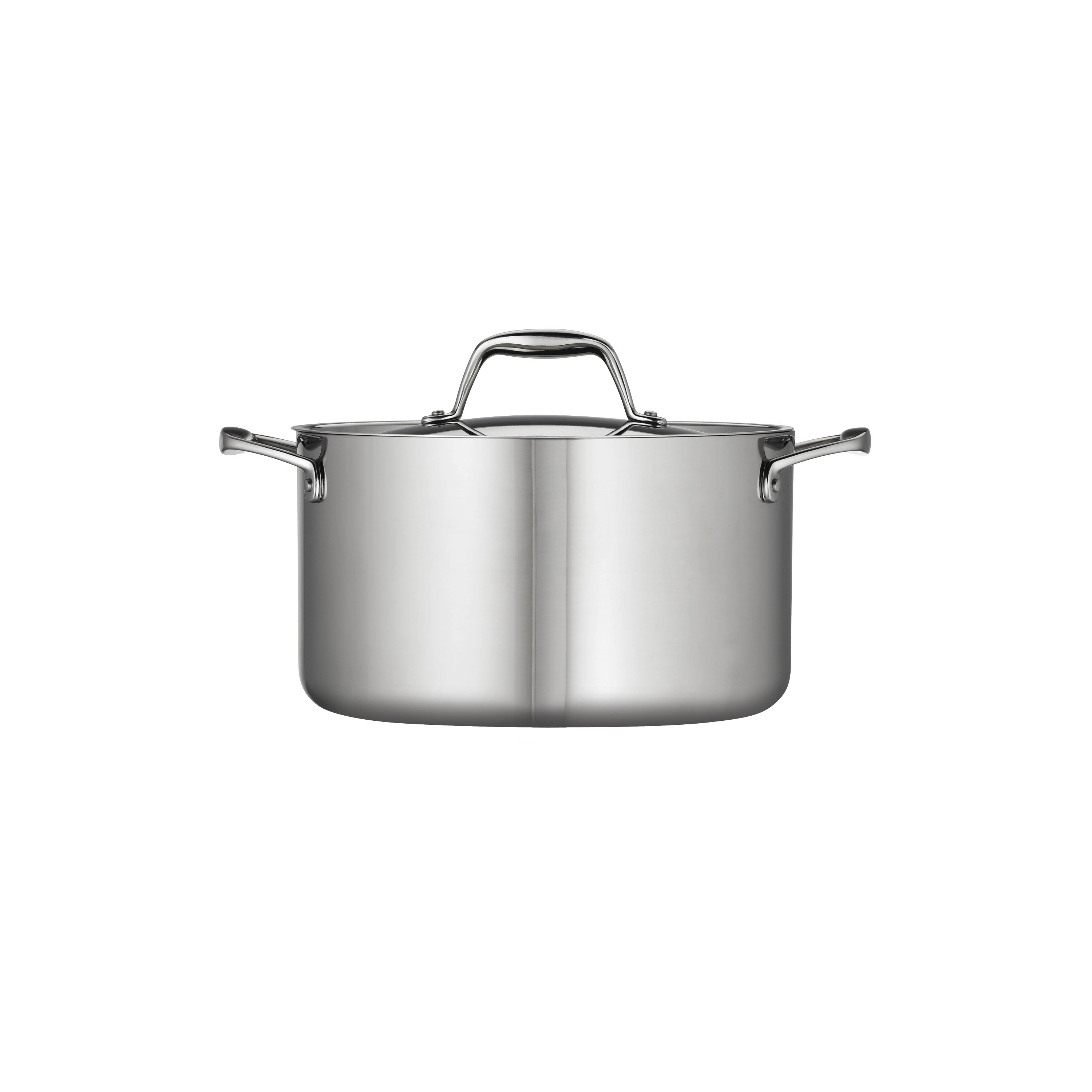 tramontina-signature-6-quart-tri-ply-clad-stainless-steel-covered-sauce-pot image 5