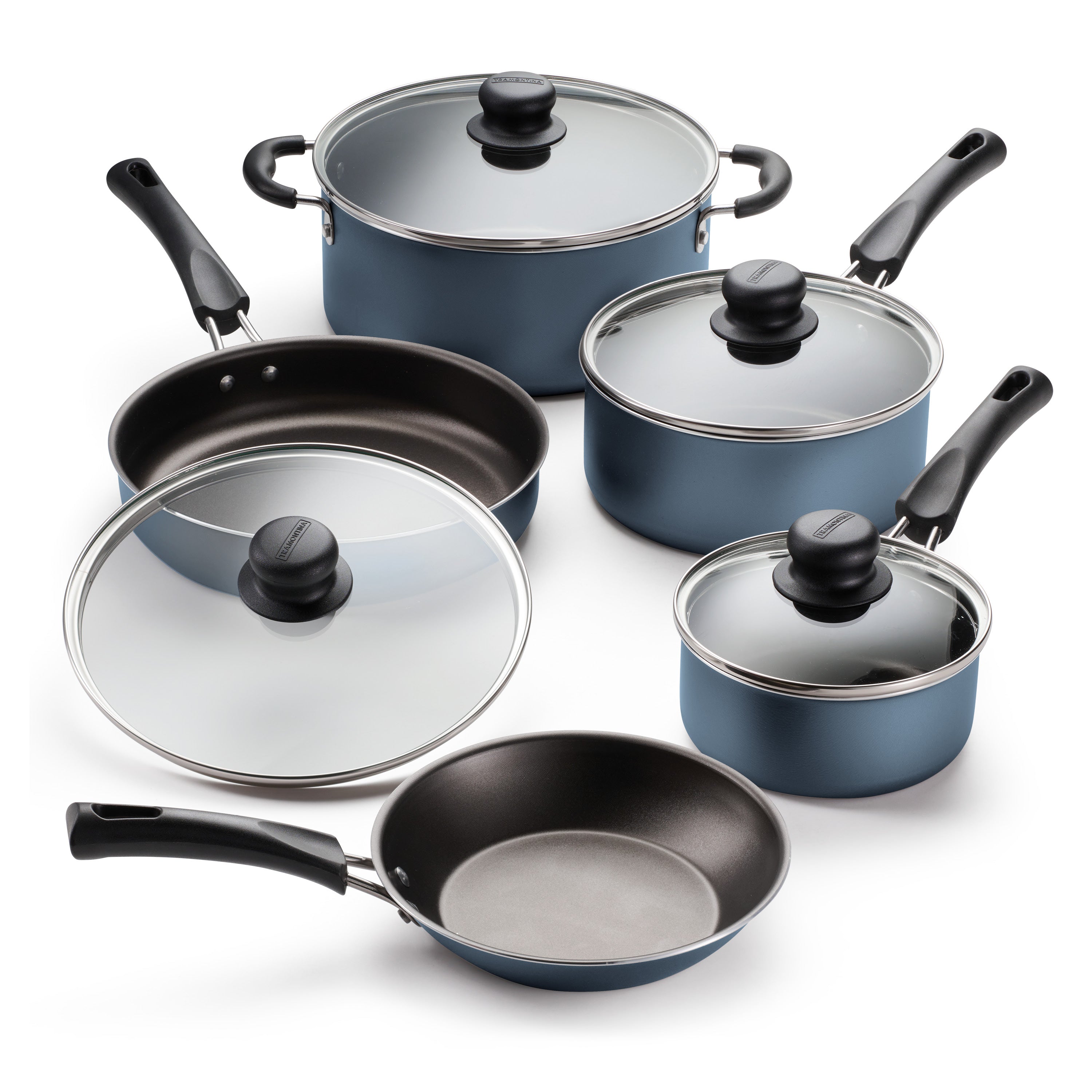 tramontina-simple-cooking-9-piece-aluminum-nonstick-cookware-set image 1