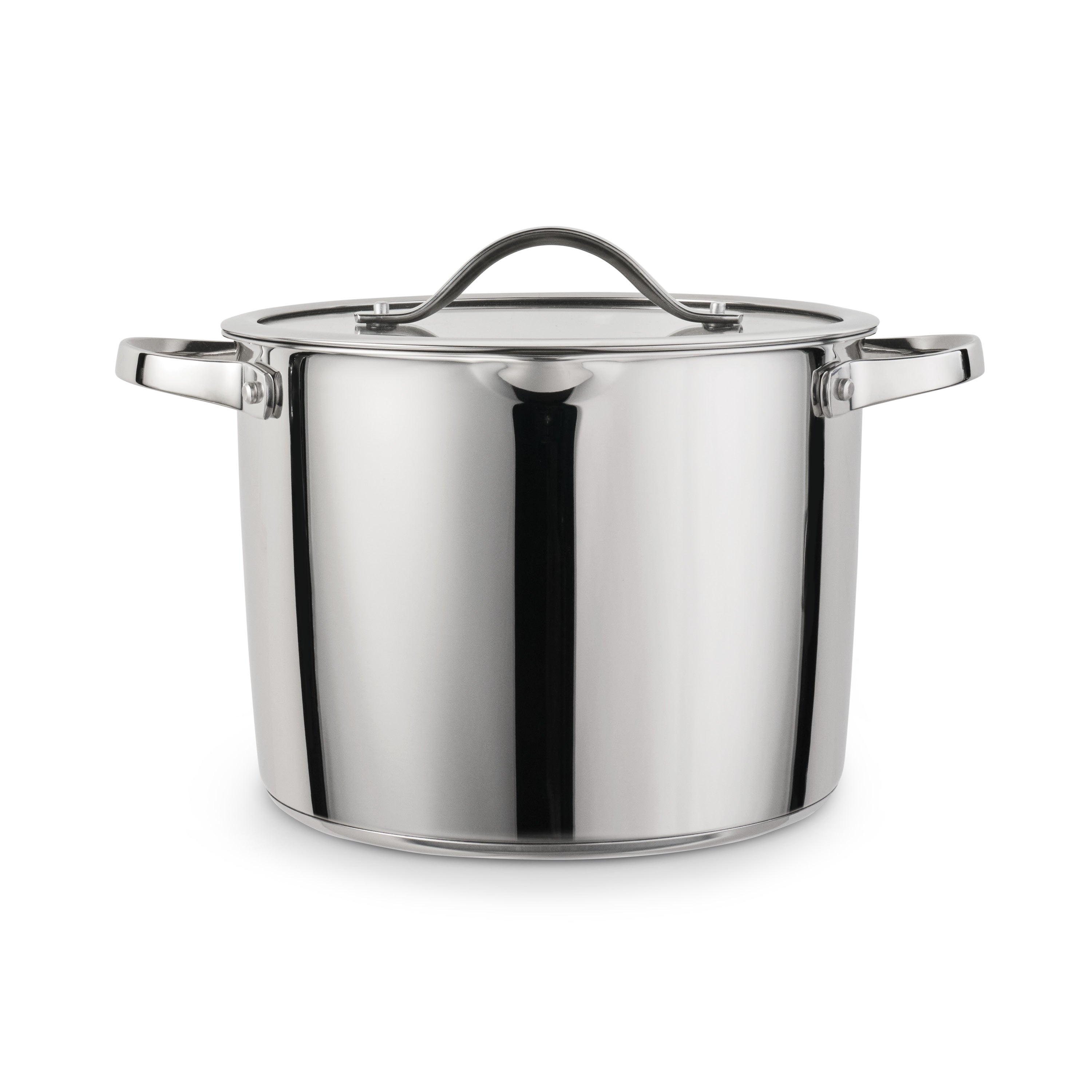 tramontina-tempo-8-quart-tri-ply-base-stainless-steel-covered-stock-pot image 3