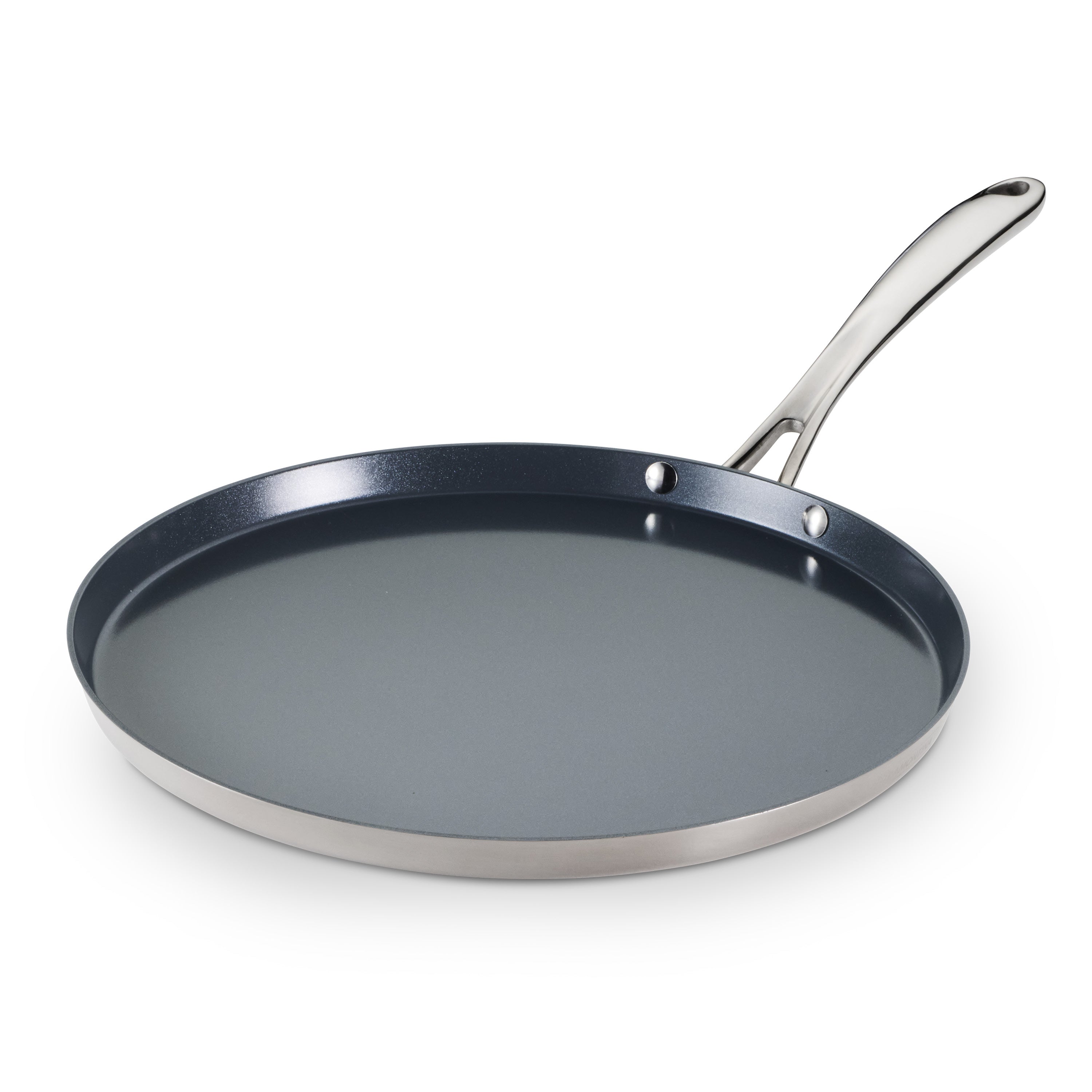 tramontina-utsava-tri-ply-clad-stainless-steel-ceramic-nonstick-dosa-tawa image 1