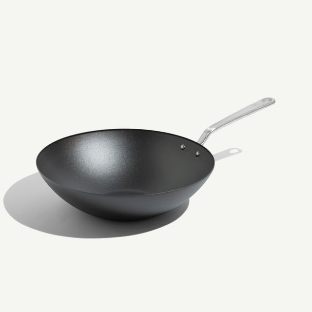 made-in-factory-seconds-blue-carbon-steel-wok image 2