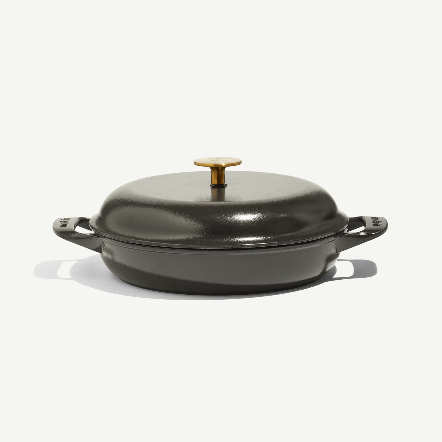made-in-x-traeger-enameled-cast-iron-braiser-with-lid-3-5-qt-slow-cooking-braisi image 1