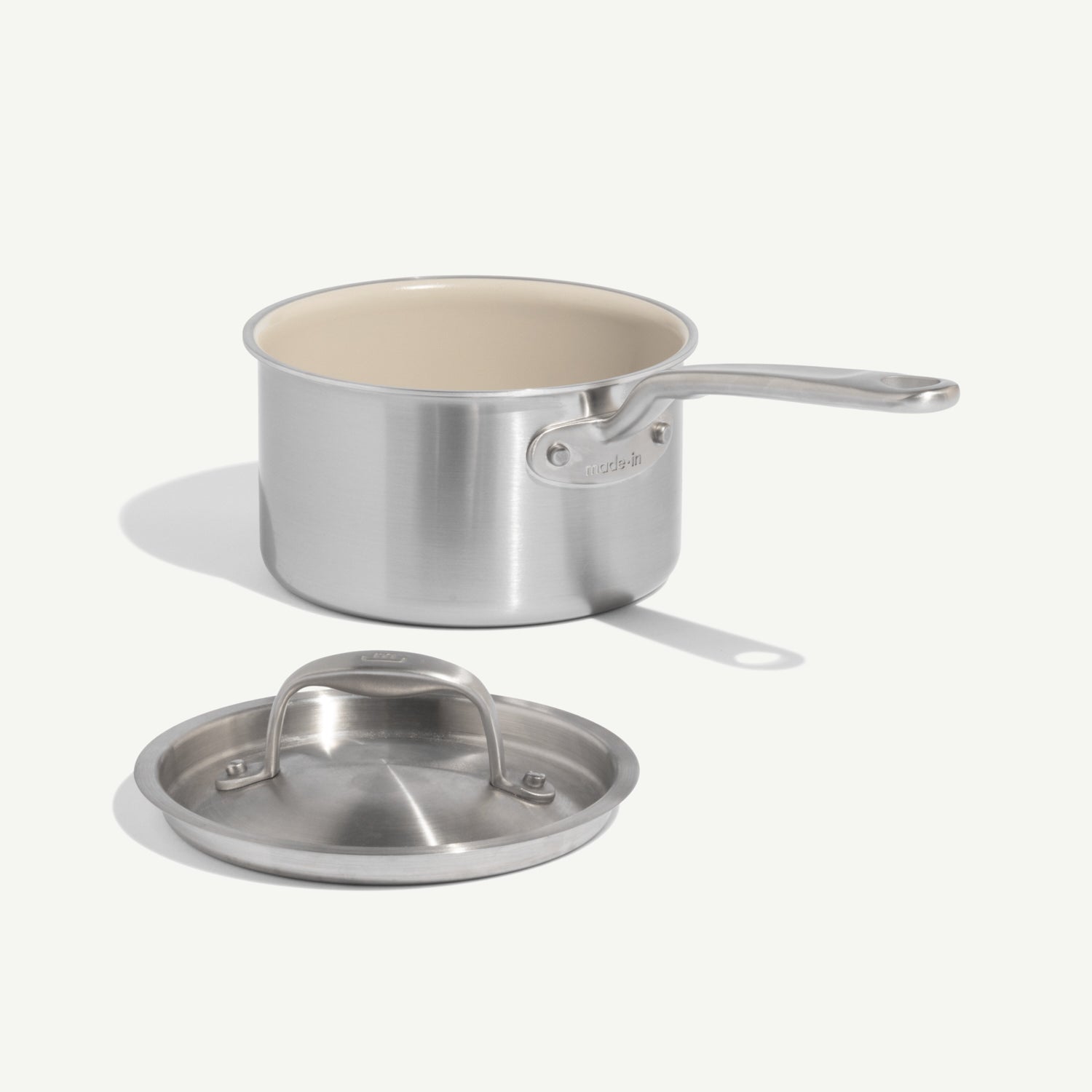 made-in-ceramiclad-2-0-non-stick-saucepan-5-ply-stainless-clad-pfas-free-ceramic image 1