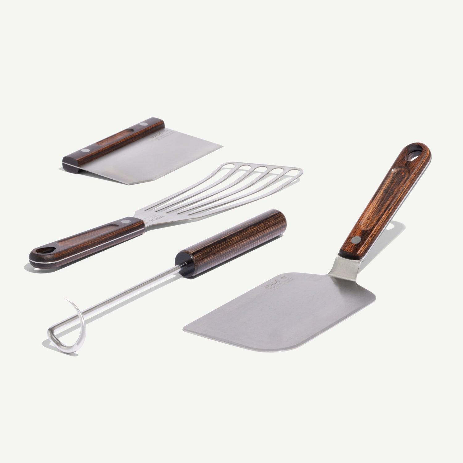 made-in-grill-tools-set-carbon-steel-griddle-accessory-kit-pro-grilling-utensils image 1