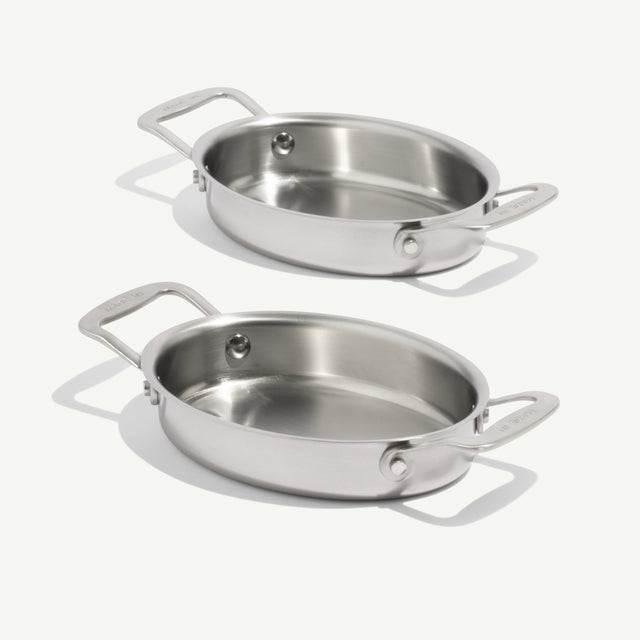 made-in-stainless-steel-gratin-dishes-traditional-oval-french-shape image 1