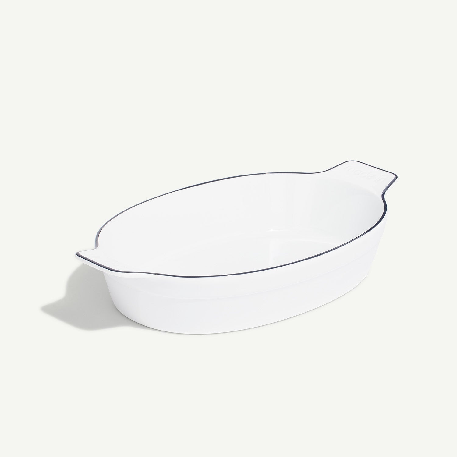 made-in-factory-seconds-oval-baking-dish-porcelain-gratin-baking-dish image 1