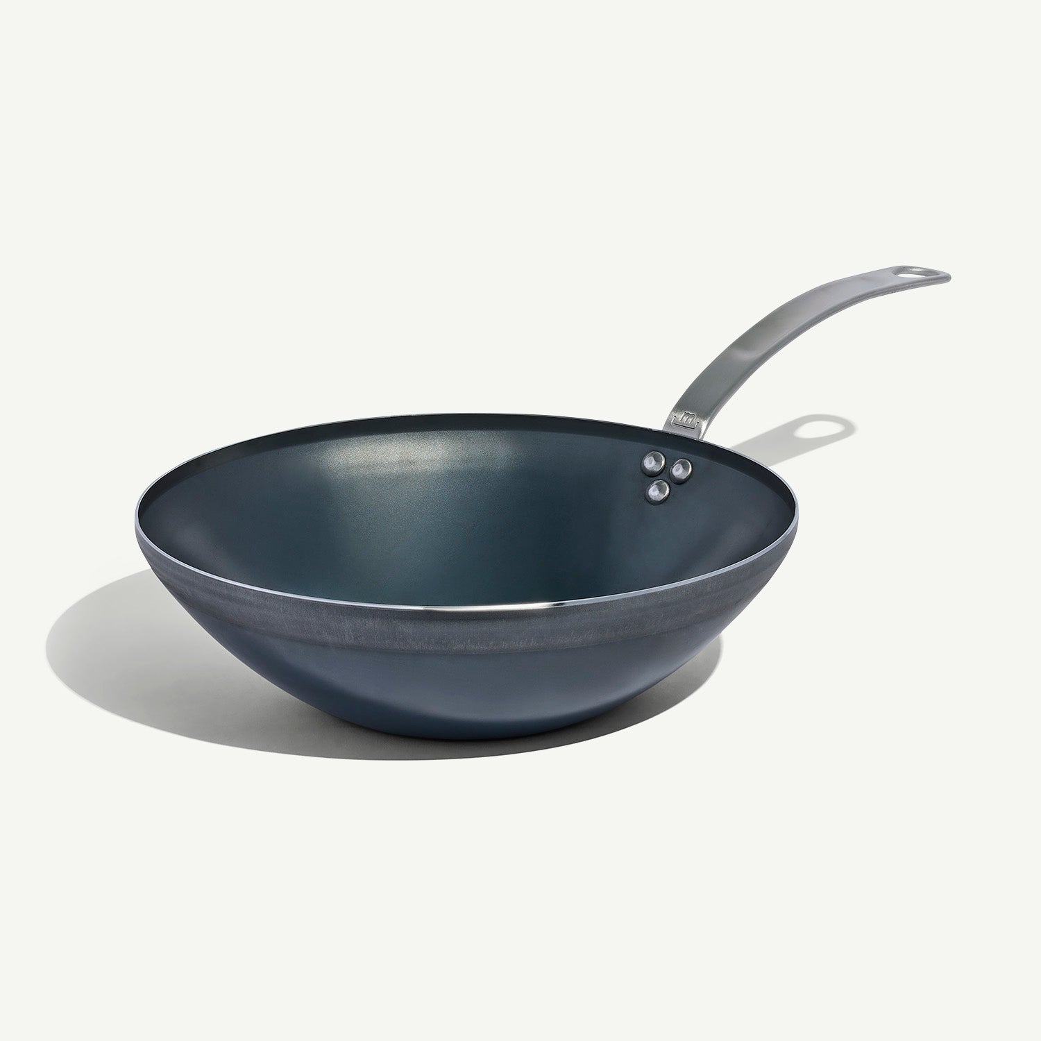 made-in-factory-seconds-blue-carbon-steel-wok image 1