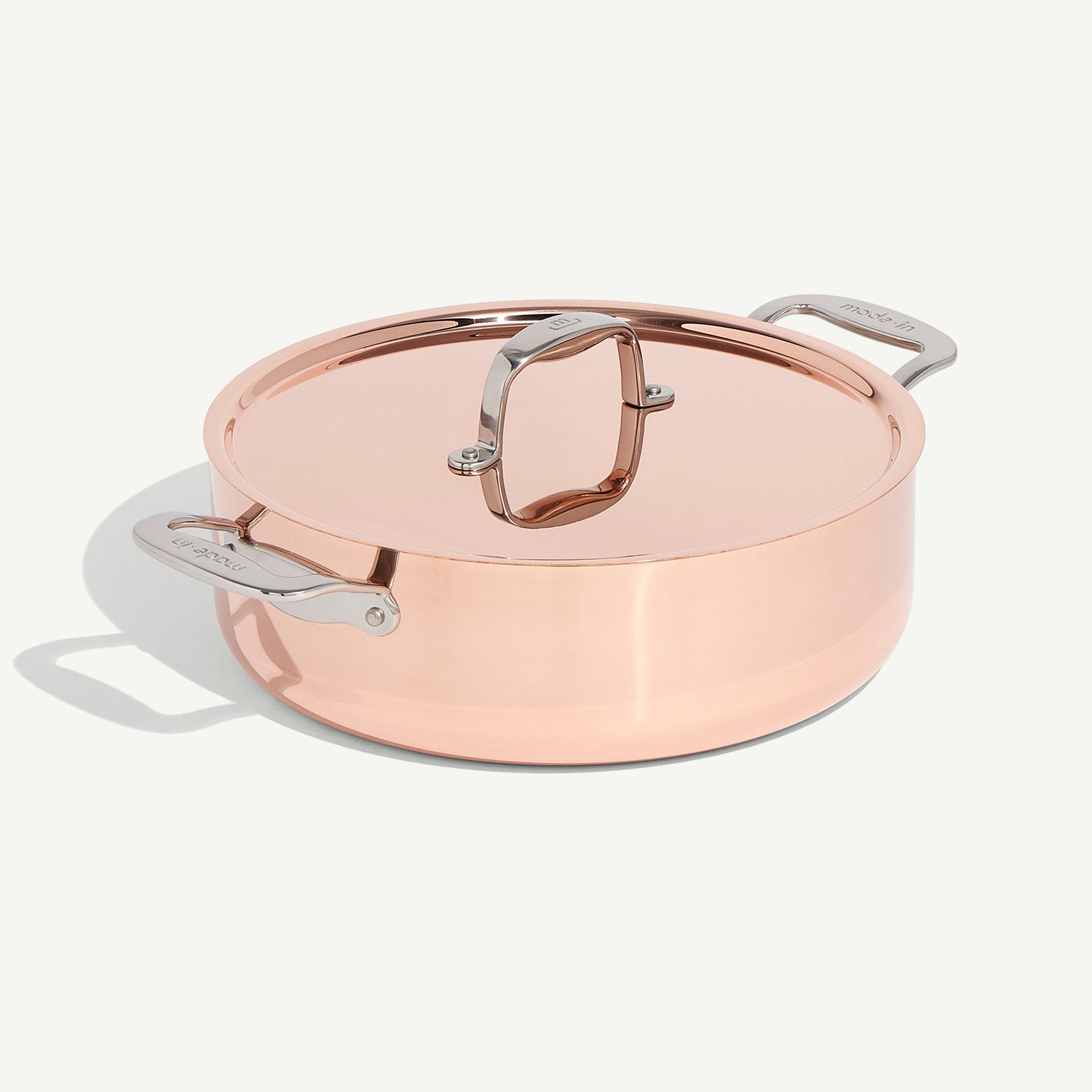 made-in-copper-rondeau-copper-and-stainless-clad-braising-pan image 1