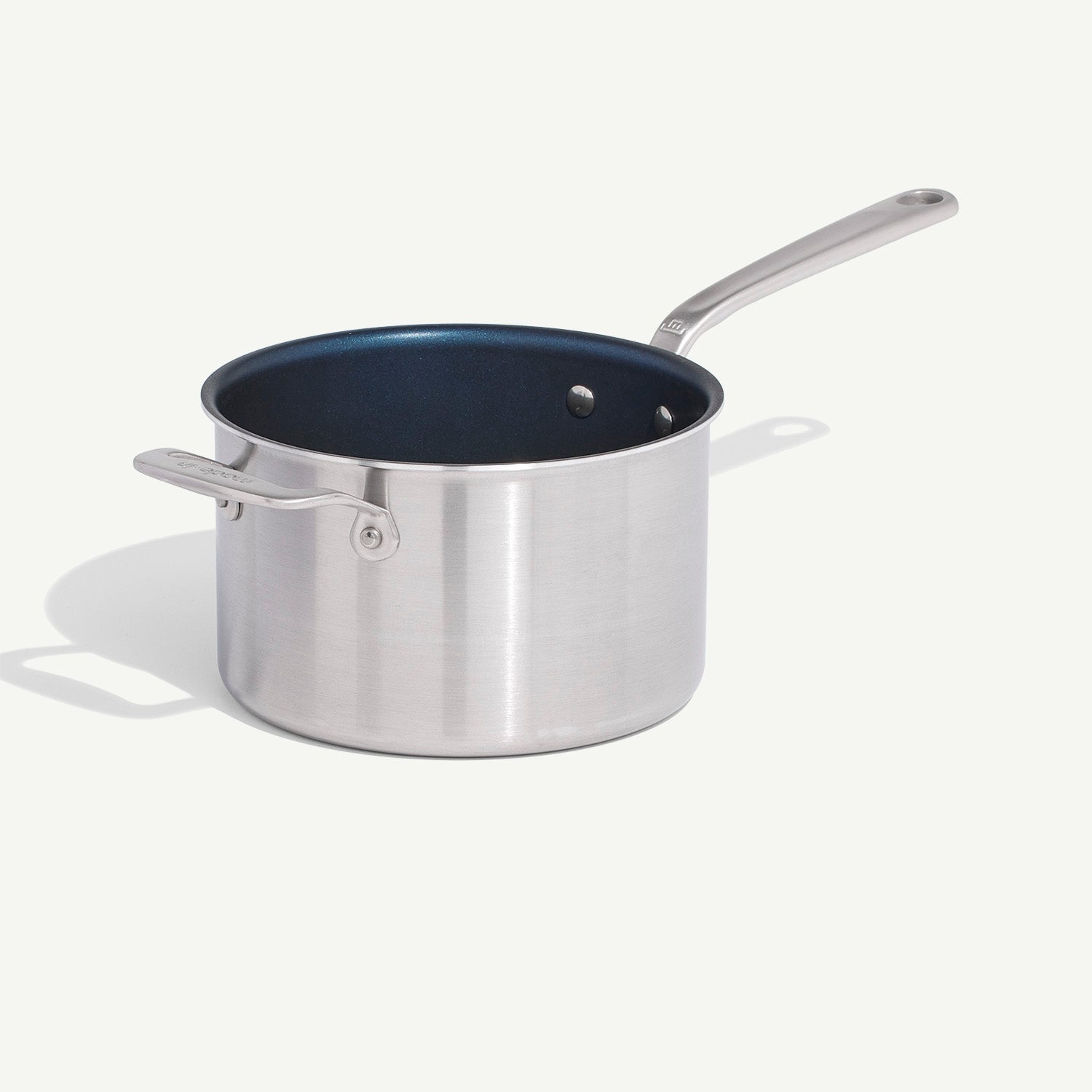made-in-factory-seconds-procoat-sauce-pan-no-lid-stainless-clad-non-stick-saucep image 1